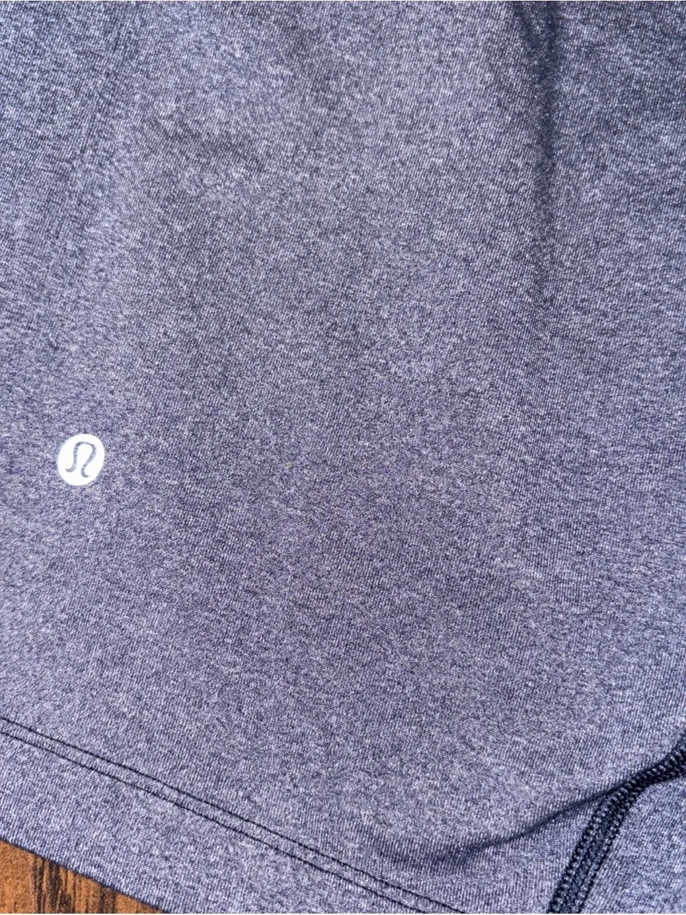Lululemon Men's Athletic Heather Navy Performance Shorts